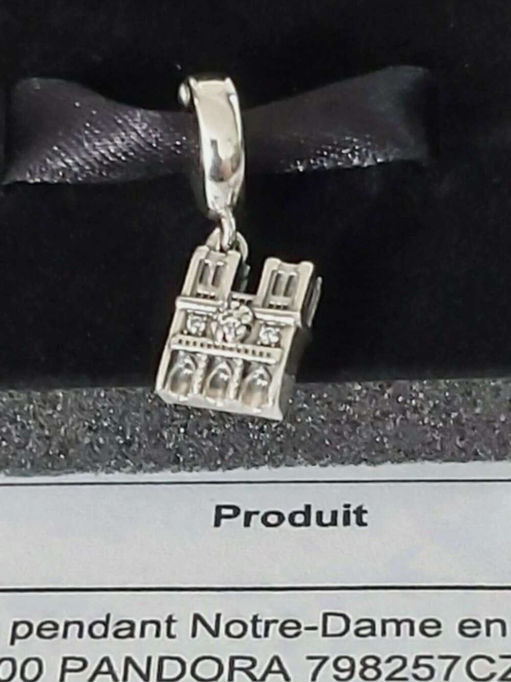 Authentic PANDORA Sterling Silver Country Edition Notre Dame de Paris 798257CZ